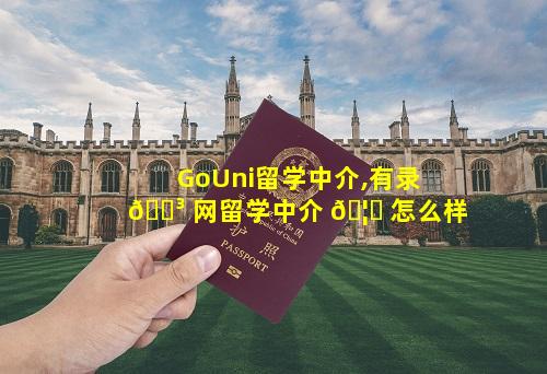 GoUni留学中介,有录 🐳 网留学中介 🦊 怎么样